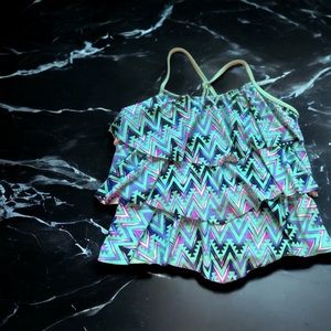 JUSTICE Tankini swim top size 20 girls